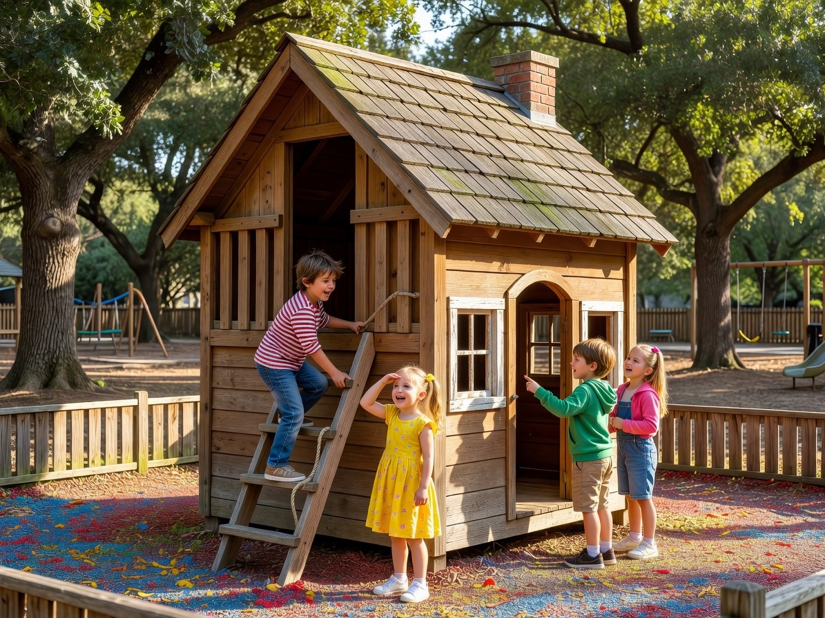 Домик для детской площадки